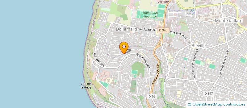 localisation de l'entreprise MONSIEUR PHILIPPE BERTHELOT à SAINTE-ADRESSE