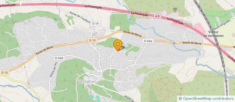 localisation de l'entreprise MONSIEUR PHILIPPE BERTHIER  VENTABREN