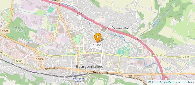 localisation de l'entreprise MONSIEUR PHILIPPE BERTHOLLET  BOURGOIN-JALLIEU