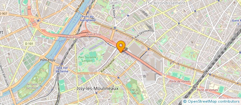 localisation de l'entreprise MONSIEUR PHILIPPE BERTIN à ISSY-LES-MOULINEAUX