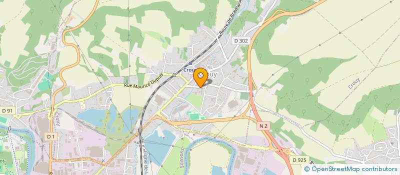 localisation de l'entreprise MONSIEUR PHILIPPE BERTIN à CROUY