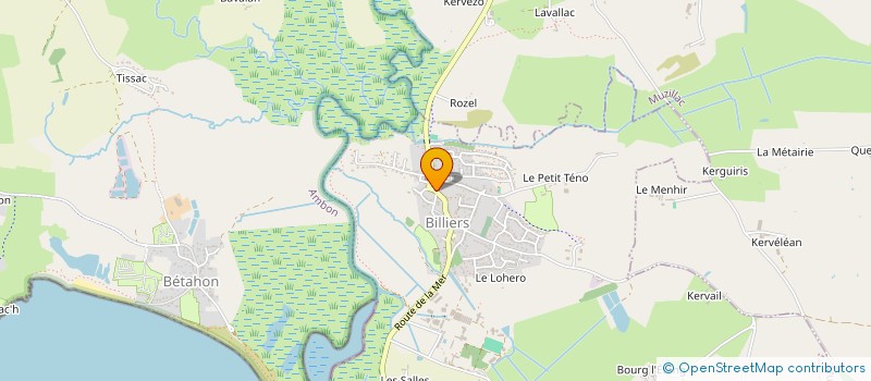 localisation de l'entreprise MONSIEUR PHILIPPE BERTIN  BILLIERS