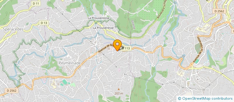 localisation de l'entreprise MONSIEUR PHILIPPE BERTIN  PEYMEINADE