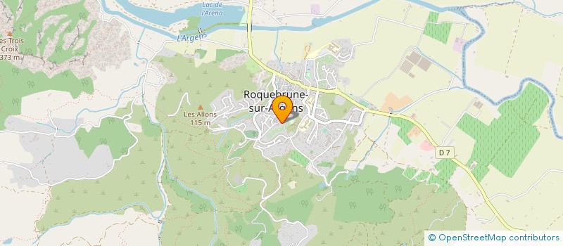 localisation de l'entreprise MONSIEUR PHILIPPE BERTOLO à ROQUEBRUNE-SUR-ARGENS