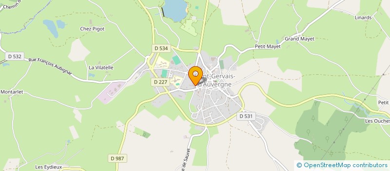 localisation de l'entreprise MONSIEUR PHILIPPE BERTOLOTTI  SAURET-BESSERVE