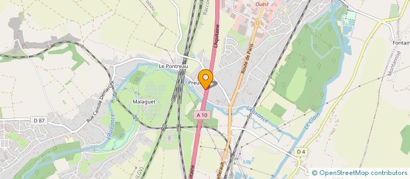 localisation de l'entreprise MONSIEUR PHILIPPE BERTRAND à CHASSENEUIL-DU-POITOU