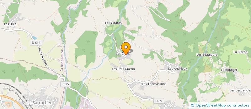 localisation de l'entreprise MONSIEUR PHILIPPE BERTRAND à CHORGES
