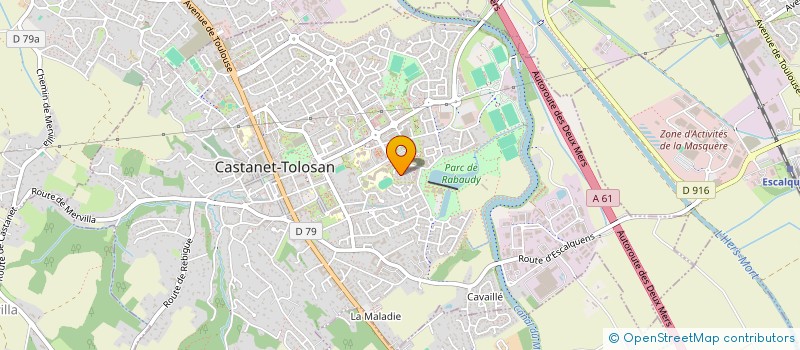 localisation de l'entreprise MONSIEUR PHILIPPE BERTRAND à CASTANET-TOLOSAN