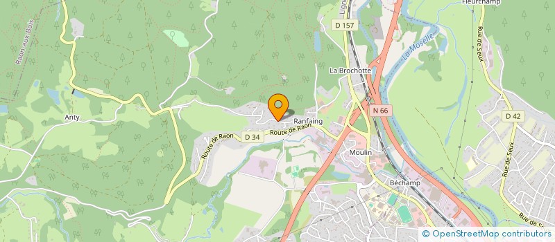 localisation de l'entreprise MONSIEUR PHILIPPE BERTRAND à SAINT-NABORD