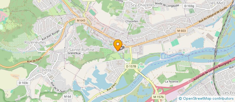 localisation de l'entreprise MONSIEUR PHILIPPE BERTRAND  MOULINS-LES-METZ