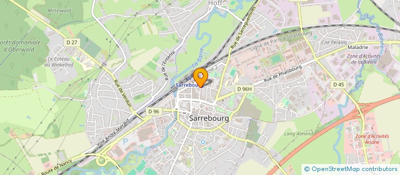 localisation de l'entreprise MONSIEUR PHILIPPE BESANCENET  SARREBOURG