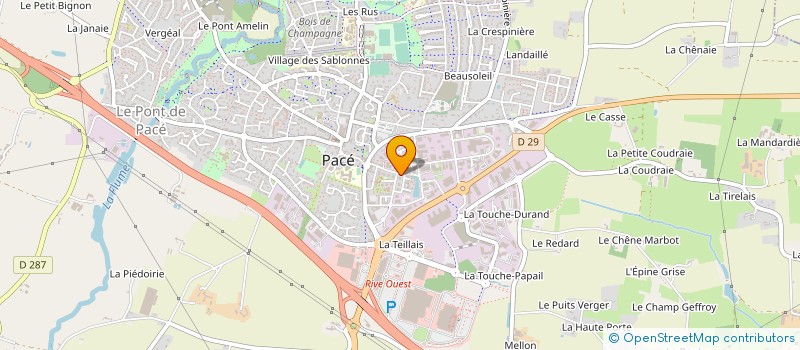 localisation de l'entreprise MONSIEUR PHILIPPE BESCOND  PACE