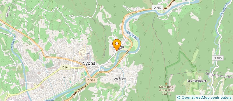 localisation de l'entreprise MONSIEUR PHILIPPE BESDINIER à NYONS