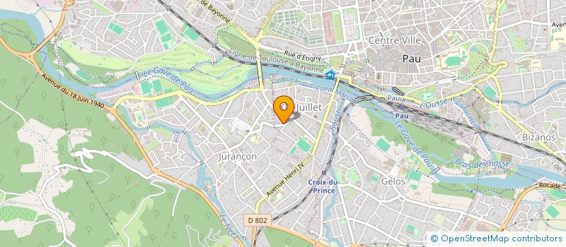 localisation de l'entreprise MONSIEUR PHILIPPE BESINAU à PAU