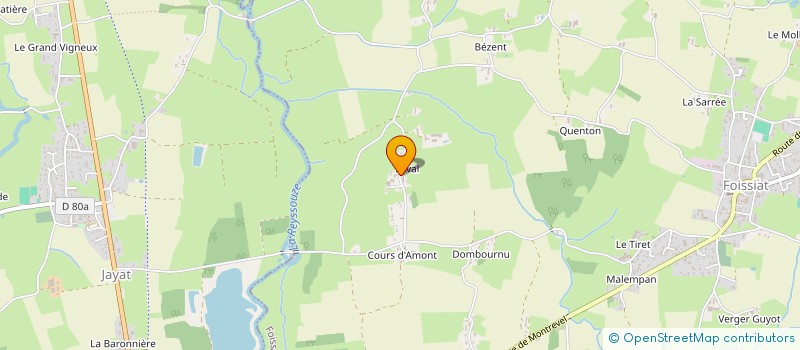 localisation de l'entreprise MONSIEUR PHILIPPE BESSARD  FOISSIAT