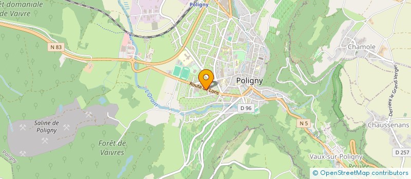 localisation de l'entreprise MONSIEUR PHILIPPE BESSON à VAUX-SUR-POLIGNY