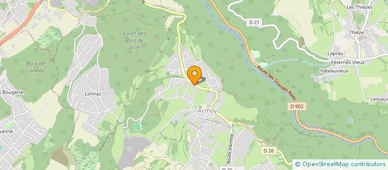 localisation de l'entreprise MONSIEUR PHILIPPE BETEMPS à ARMOY