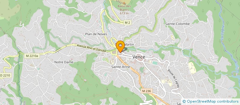 localisation de l'entreprise MONSIEUR PHILIPPE BETHUME à VENCE