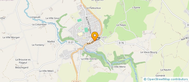 localisation de l'entreprise MONSIEUR PHILIPPE BEUREL à PLOUGUENAST-LANGAST