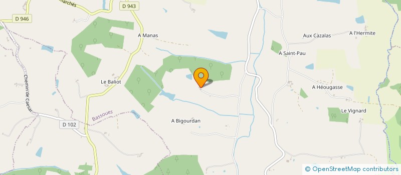 localisation de l'entreprise MONSIEUR PHILIPPE BEUSTE  POUYLEBON