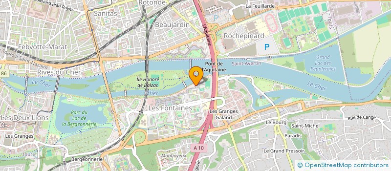 localisation de l'entreprise MONSIEUR PHILIPPE BEUVANT  TOURS