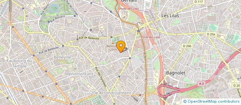 localisation de l'entreprise MONSIEUR PHILIPPE BEVERT  PARIS