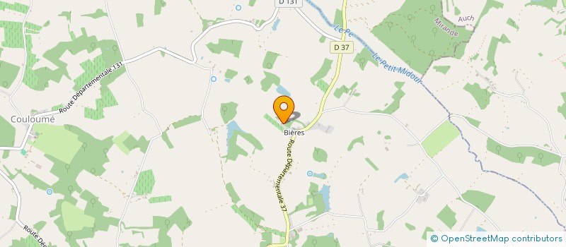 localisation de l'entreprise MONSIEUR PHILIPPE BEZIAN  COULOUME-MONDEBAT