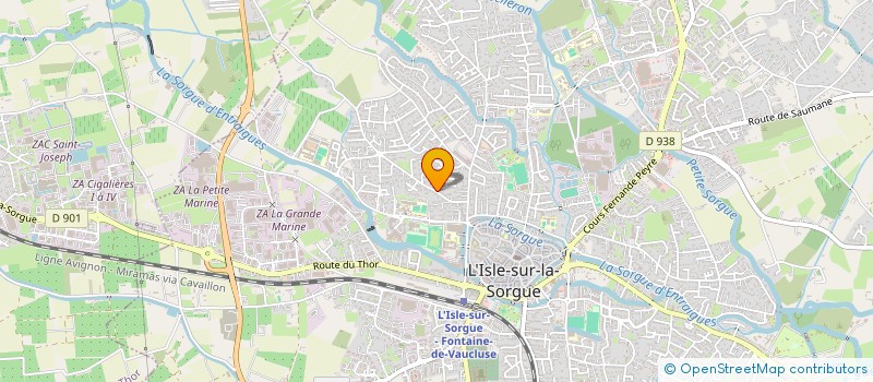 localisation de l'entreprise MONSIEUR PHILIPPE BIAGINI à L'ISLE-SUR-LA-SORGUE