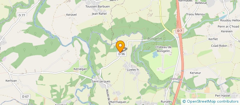 localisation de l'entreprise MONSIEUR PHILIPPE BIALASIK  TREMEVEN