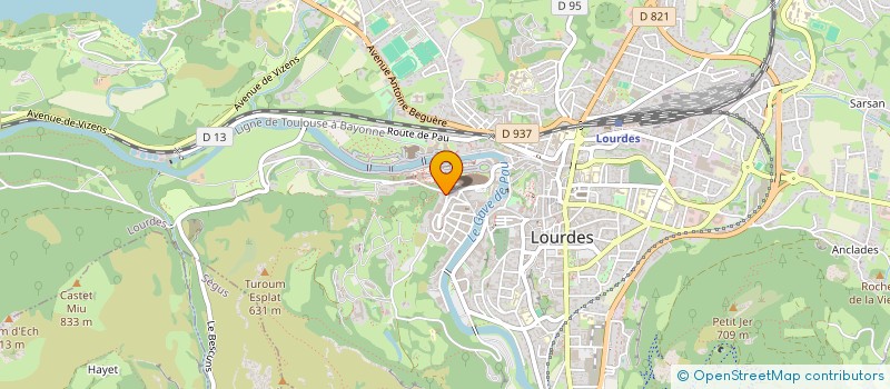 localisation de l'entreprise MONSIEUR PHILIPPE BIANCO à LOURDES