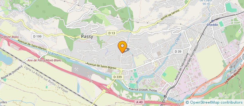 localisation de l'entreprise MONSIEUR PHILIPPE BIBOLLET  PASSY