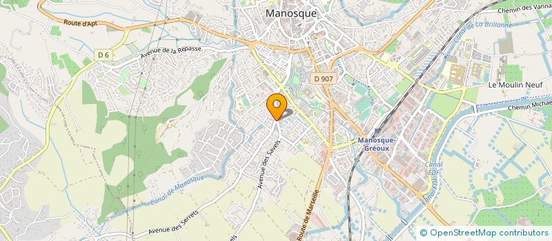 localisation de l'entreprise MONSIEUR PHILIPPE BICAIS à MANOSQUE