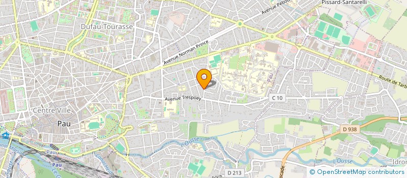 localisation de l'entreprise MONSIEUR PHILIPPE BICHON à PAU