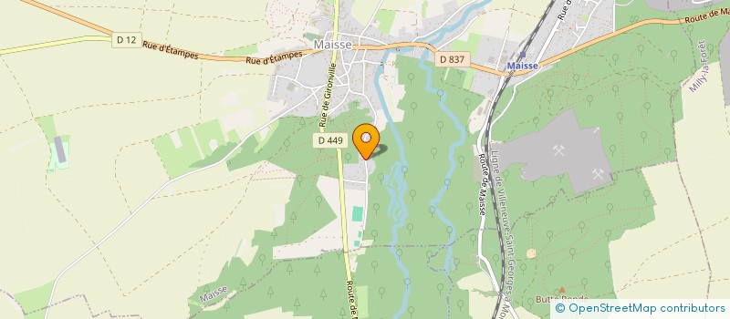 localisation de l'entreprise MONSIEUR PHILIPPE BICHON  BOUTIGNY-SUR-ESSONNE