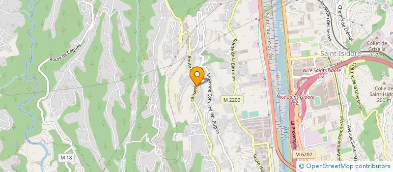 localisation de l'entreprise MONSIEUR PHILIPPE BICLOT  SAINT-LAURENT-DU-VAR