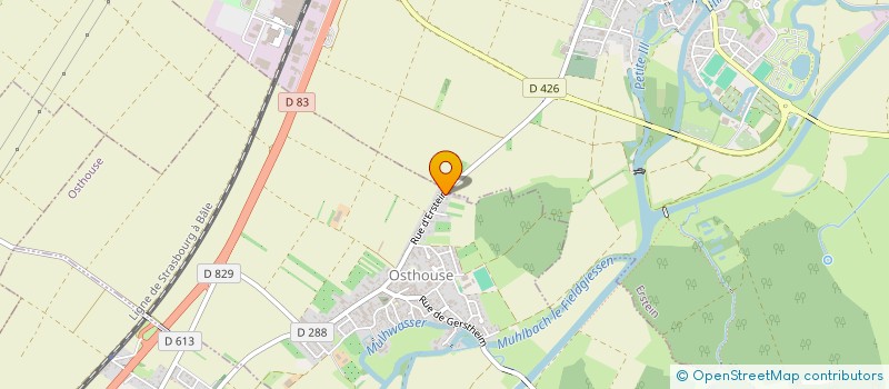 localisation de l'entreprise MONSIEUR PHILIPPE BIECHEL  OSTHOUSE