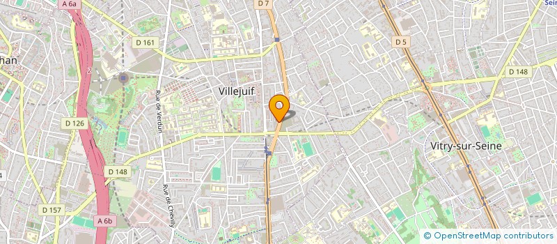 localisation de l'entreprise MONSIEUR PHILIPPE BIENVENU à VILLEJUIF