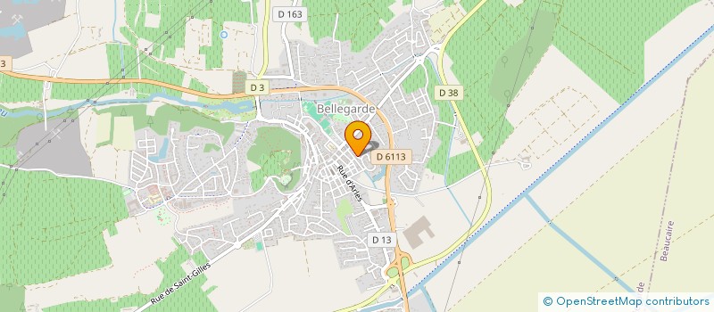 localisation de l'entreprise MONSIEUR PHILIPPE BIESSE  BELLEGARDE