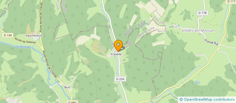 localisation de l'entreprise MONSIEUR PHILIPPE BIGEARD à CHISSEY-EN-MORVAN