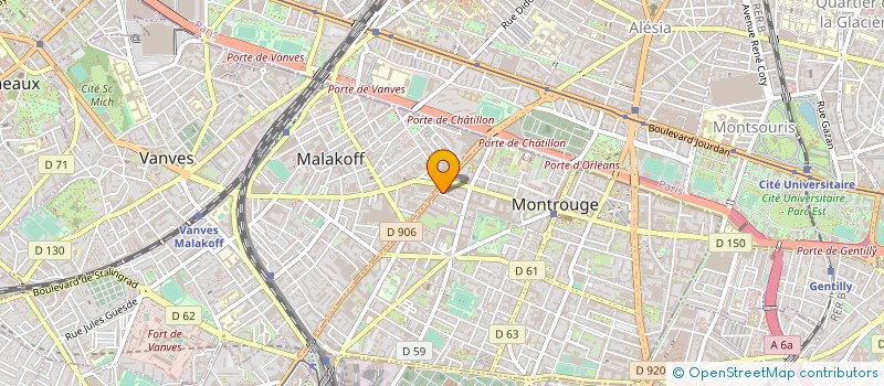 localisation de l'entreprise MONSIEUR PHILIPPE BIJAOUI  MONTROUGE