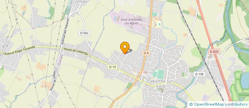 localisation de l'entreprise MONSIEUR PHILIPPE BILHERAN à LABARTHE-SUR-LEZE