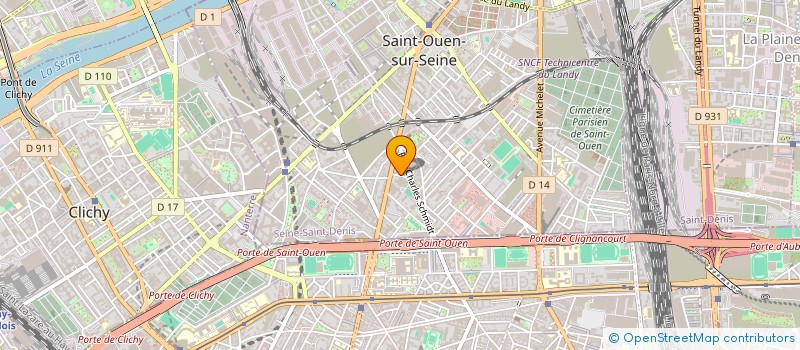 localisation de l'entreprise MONSIEUR PHILIPPE BILLAULT à SAINT-OUEN-SUR-SEINE