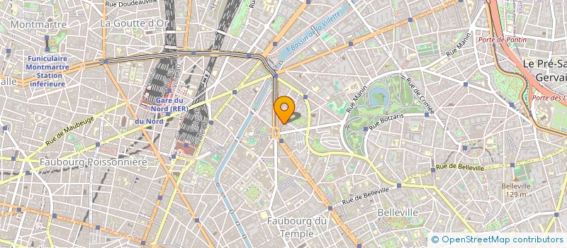 localisation de l'entreprise MONSIEUR PHILIPPE BILLET  PARIS