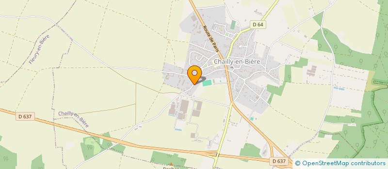 localisation de l'entreprise MONSIEUR PHILIPPE BILLIARD  CHAILLY-EN-BIERE