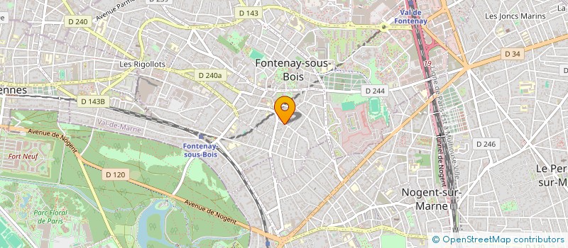 localisation de l'entreprise MONSIEUR PHILIPPE BILLOT à FONTENAY-SOUS-BOIS