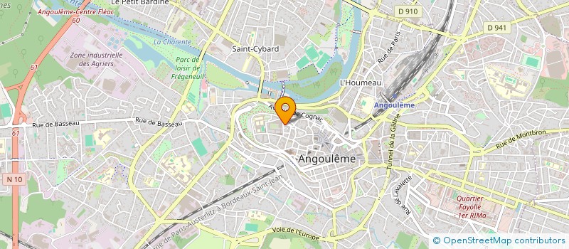 localisation de l'entreprise MONSIEUR PHILIPPE BINAUD à ANGOULEME