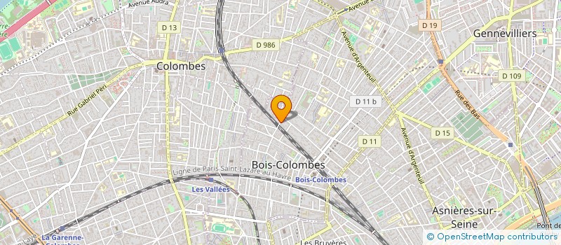 localisation de l'entreprise MONSIEUR PHILIPPE BINDA à BOIS-COLOMBES