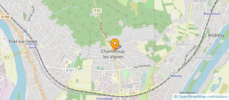 localisation de l'entreprise MONSIEUR PHILIPPE BINET  CHANTELOUP-LES-VIGNES