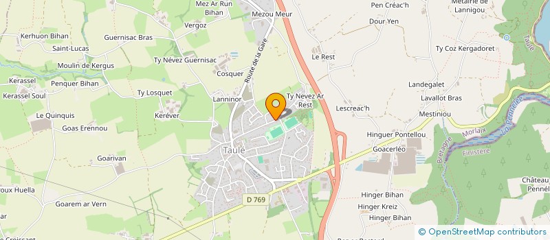 localisation de l'entreprise MONSIEUR PHILIPPE BINJAMIN  TAULE