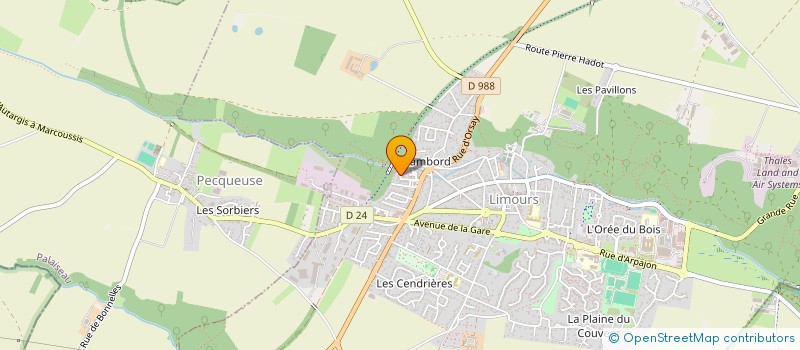 localisation de l'entreprise MONSIEUR PHILIPPE BIOLLEY  LIMOURS